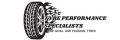 black and white auto tire repair & shop logo